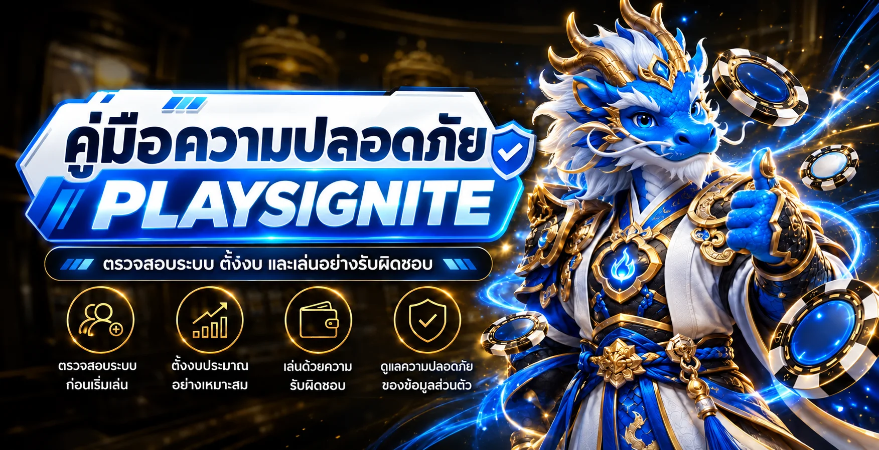 PLAYSIGNITE คู่มือความปลอดภัยและการตั้งงบ